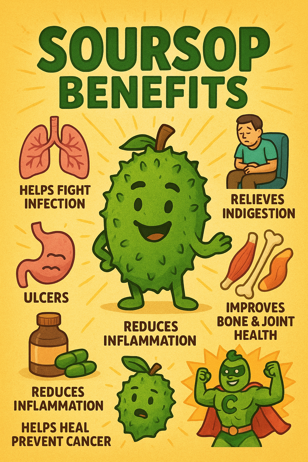 Premium Soursop Leaves (2oz) – 100% Organic, Handpicked, Sun-Dried