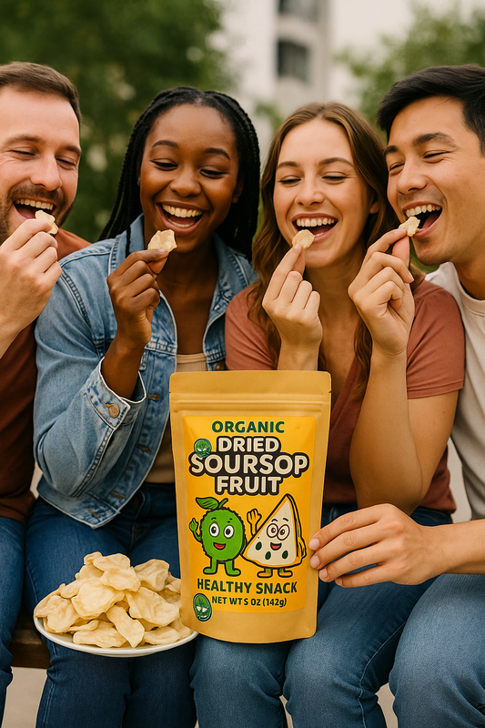 Premium Dried Soursop Fruit (5oz Bag) – 100% Natural, No Additives