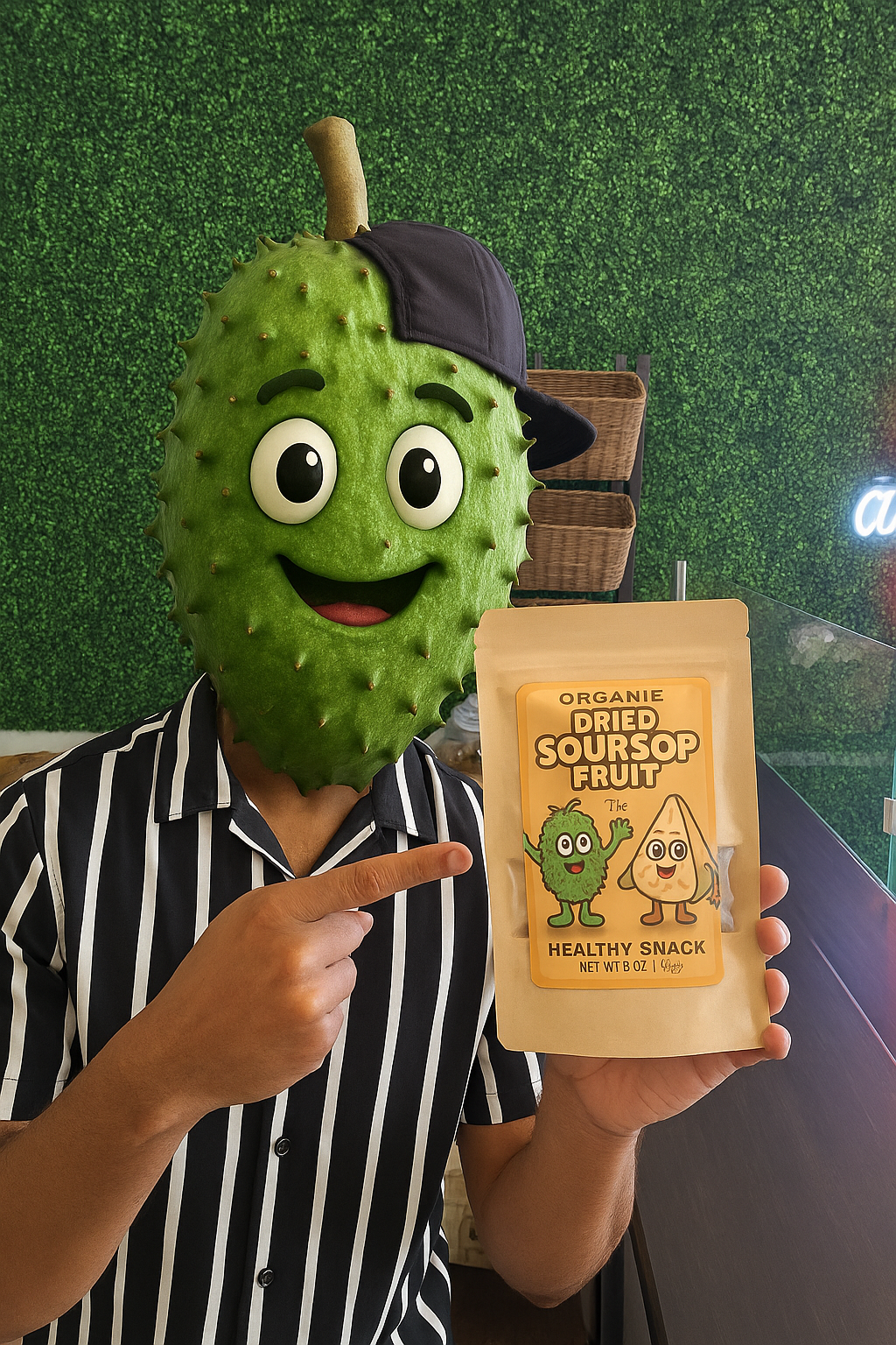 Premium Dried Soursop Fruit (5oz Bag) – 100% Natural, No Additives