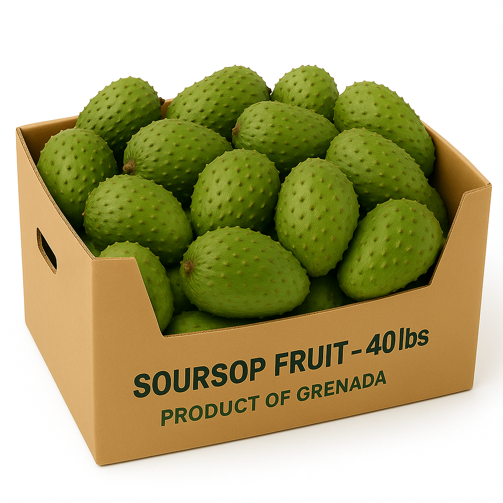 40lb Bulk Organic Soursop Fruit – Fresh Wholesale Tropical Produce